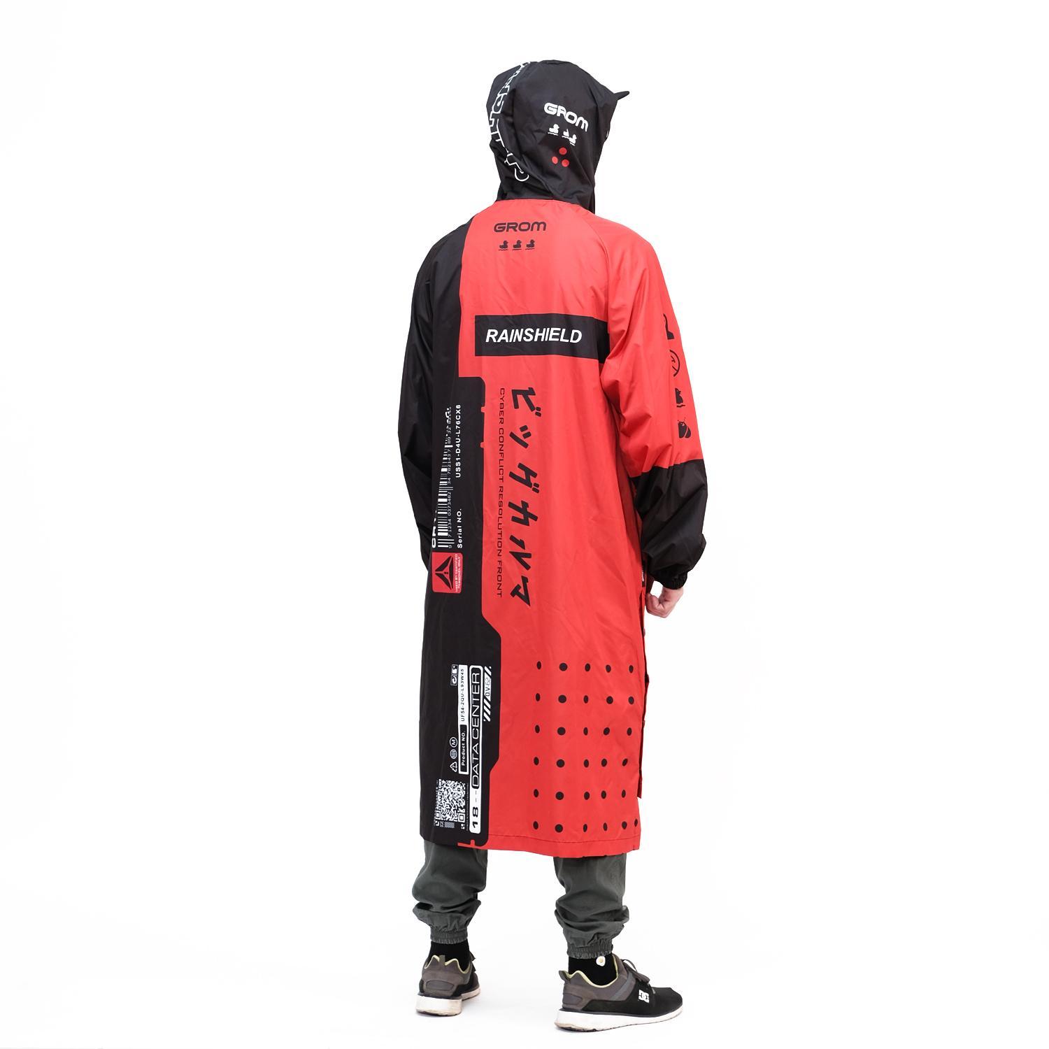 Дождевик Grom Cyber red